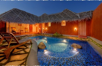 Luxury Pool Huts